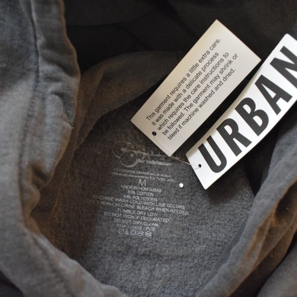 A Clockwork Orange Mens Gray Hoodie Medium New With Tags - Picture 4 of 8